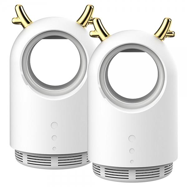 1+1 저소음 벌레 포충기 해충 모기 퇴치 LED 트랩 포집기