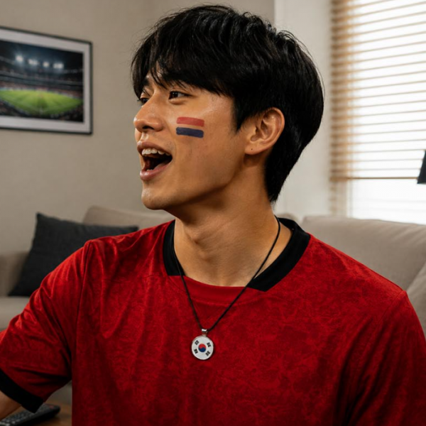 태극 목걸이 월드컵 액세서리 축제 응원 소품