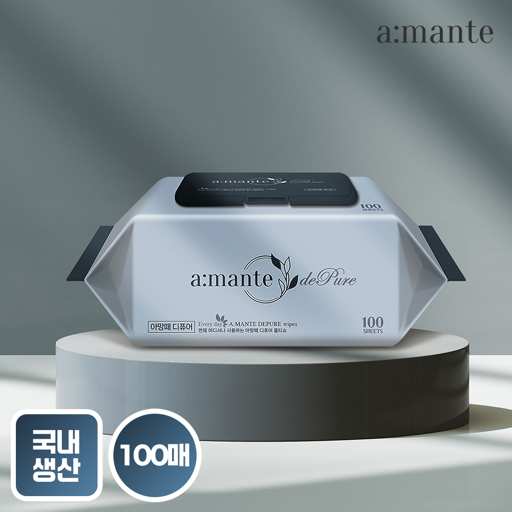[아망떼] 가성비 두꺼운 50평량 물티슈 100매 10팩/20팩