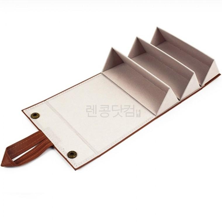 휴대용 안경 보관함 3단 안경보관함 돋보기거치대 안경파우치 안경케이스보관함 선글라스케이스
