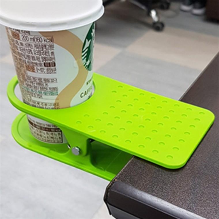 테이블 컵홀더 메모홀더 휴대용커피홀더 대형클립 테이블컵홀더클립 야구장간이테이블컵홀더
