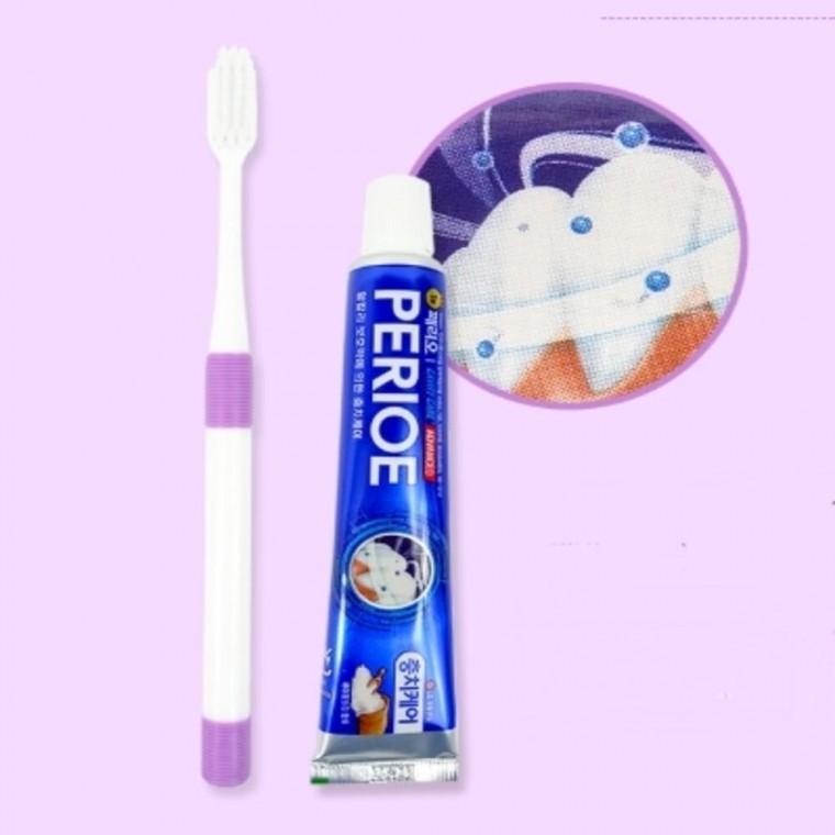 여행용 칫솔치약세트 5개 치약칫솔세트 휴대용칫솔