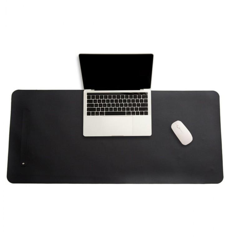 파스텔 휴대용 가죽 데스크 매트(블랙) (70x34cm) 데스크패드 책상매트 책상패드 마우스패드겸용매트