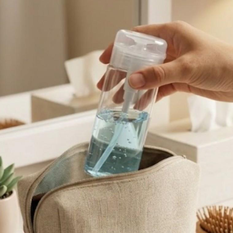 휴대용 클렌징워터 화장품 소분 푸쉬 펌프용기 150ml