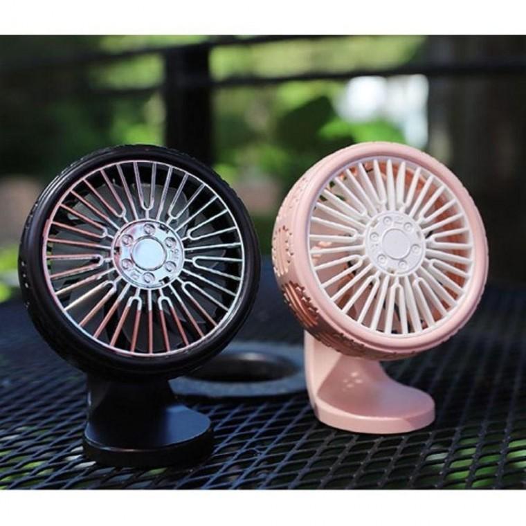 자동차 USB 선풍기 휴대용 LED 서큘레이터 송풍구