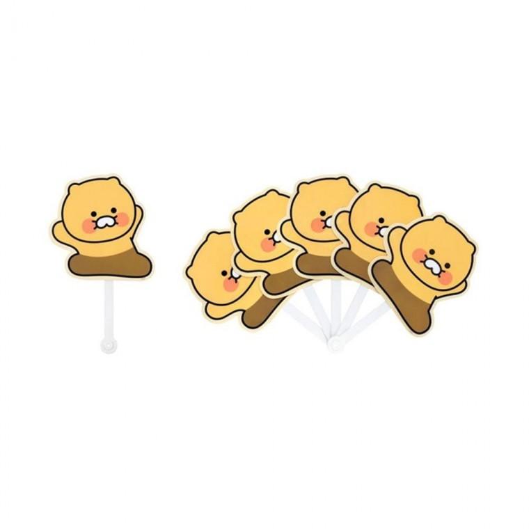 카카오 춘식이 접이식 부채 4P 여름 휴대용 손부채