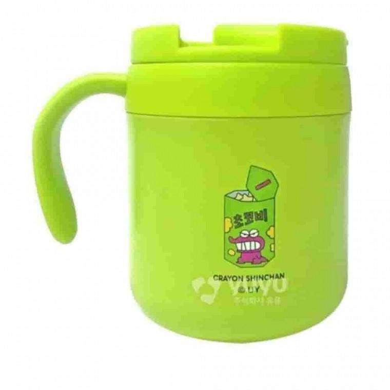 짱구 핸디스텐머그 400ml 뚜껑컵 스탠머그컵 휴대용컵