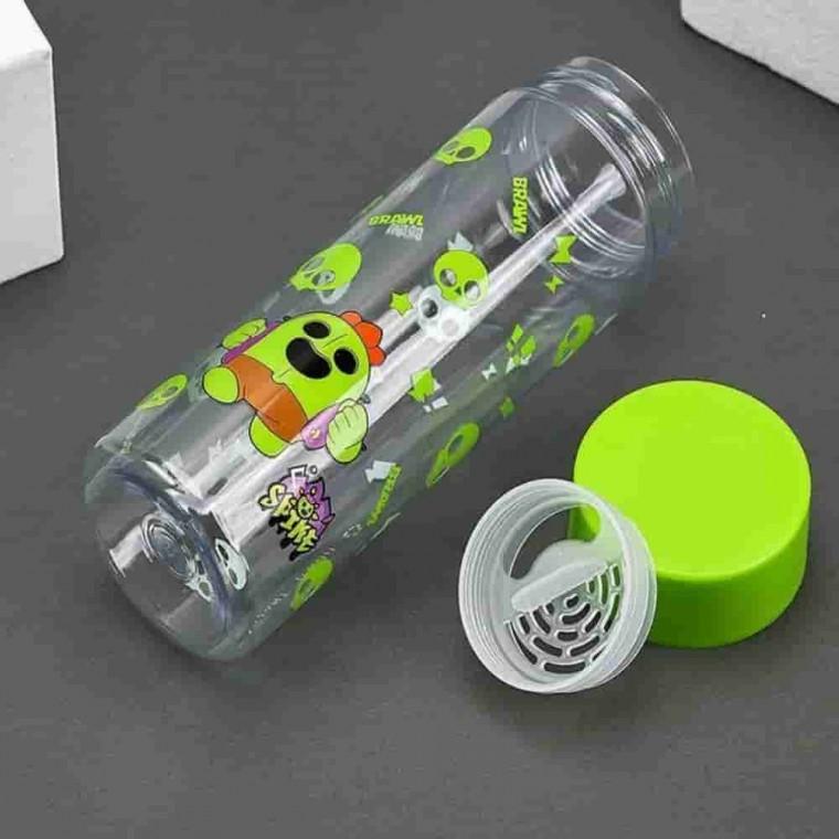 스파이크 보틀 500ml 휴대용물통 자전거물병 투명물통