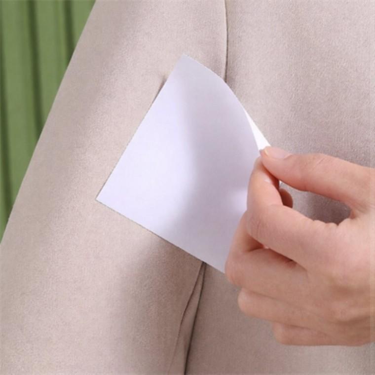 휴대용 머리카락 옷 먼지 제거 테이프 50매 떡메모지형 동물털제거 머리카락제거 먼지테이프