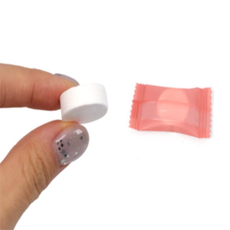 코인 동전 순면 물티슈 100p 휴대용물티슈 개별물티슈 위생물티슈