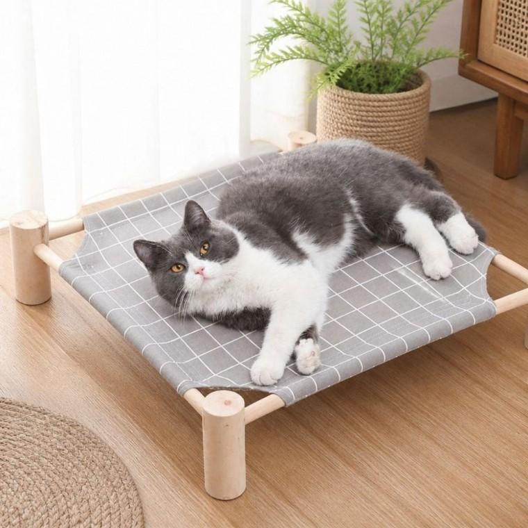 원목 고양이 위생적 해먹 침대 쇼파 캠핑 쿨매트 캣해먹 강아지 방석