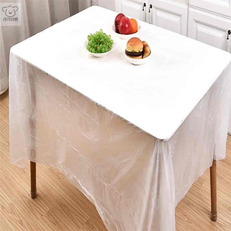 일회용 테이블 비닐 10p 식탁투명매트
