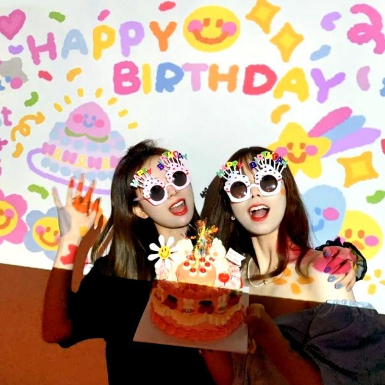 생일미니빔프로젝터 생일 빔 홈 파티 미니빔 프로젝터