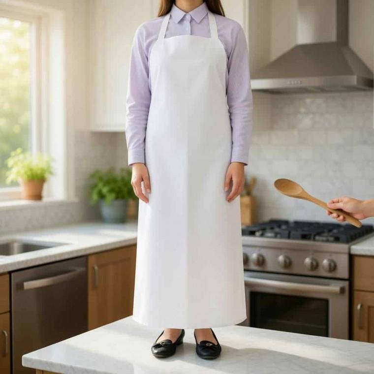 목걸이형 우레탄 앞치마 우레탄방수앞치마 음식점앞치마