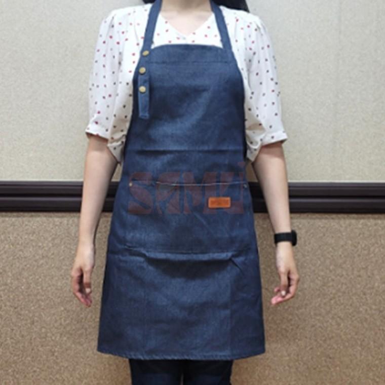 데님 앞치마 식당 네일아트앞치마