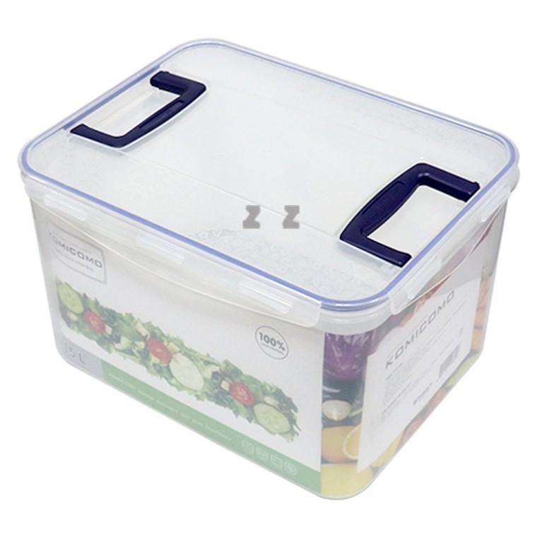 코미코모 밀폐용기 15L-H/손잡이용기/플라스틱용기/김치통/저장용기