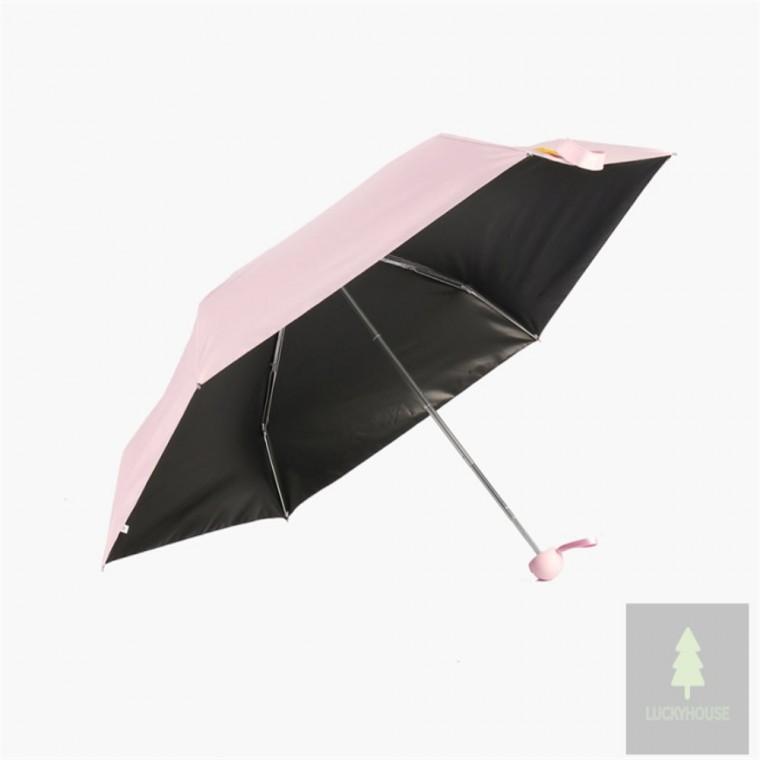UV차단 5단 양우산 핑크 수동양산 5단수동양산 5단미니양우산