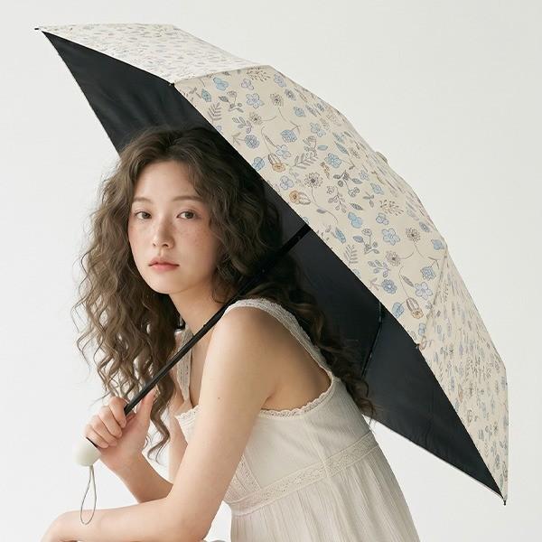HICKIES UV암막 여름 데일리 자외선차단 보헤미안 패턴 5단 경량 양우산