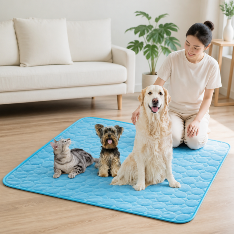 애견 펫 쿨방석 여름용 반려견 강아지 고양이 냉감 매트 패드