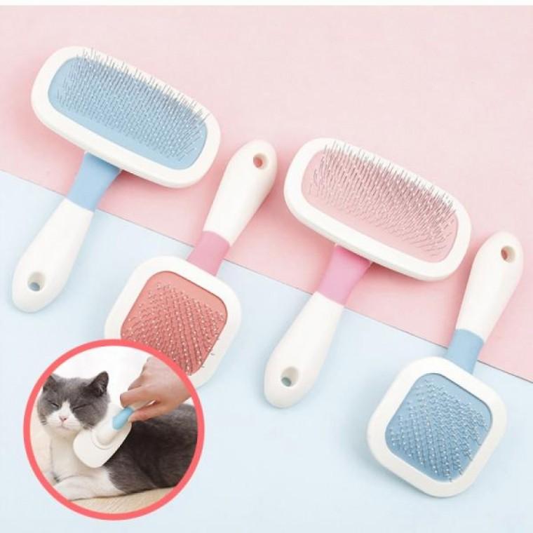 반려동물 회전 브러쉬 고양이 강아지빗 대