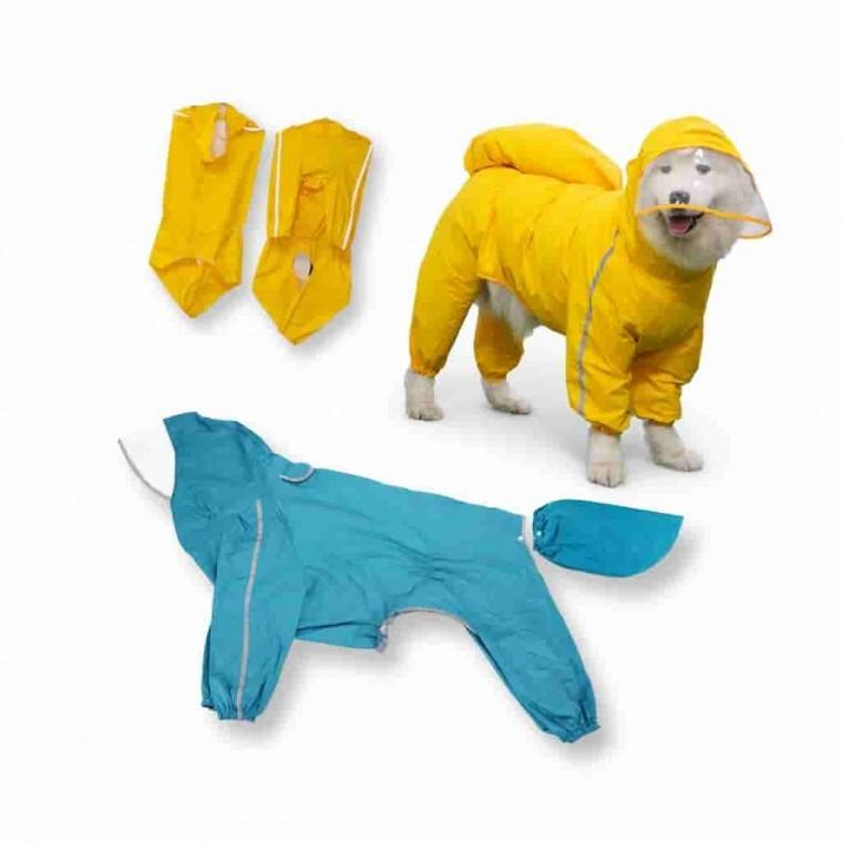 대형견 바람막이 비옷 12XL 강아지비옷 강아지올인원우비