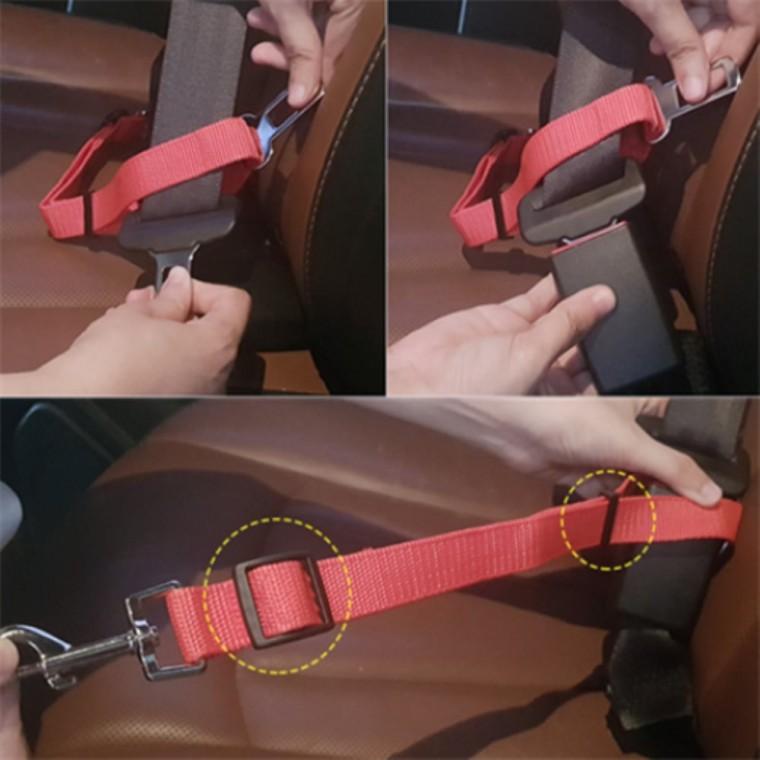 강아지차량용안전벨트 차량용목줄 대형견안전벨트