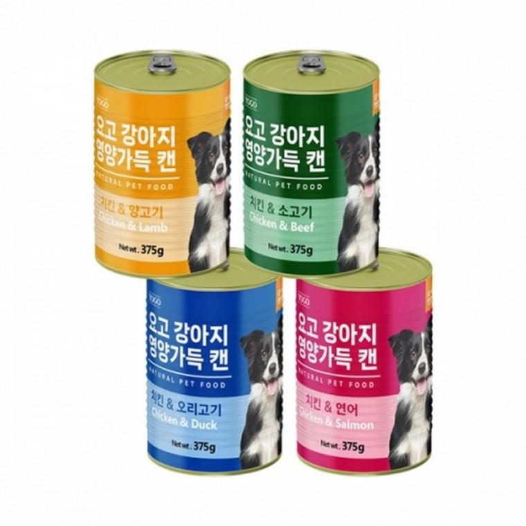 [10개묶음]요고 강아지 영양 가득 캔 375g