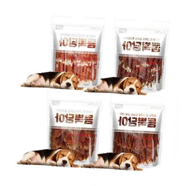 오리가슴살 강아지 대용량 영양 간식 애견 훈련용 슬라이스