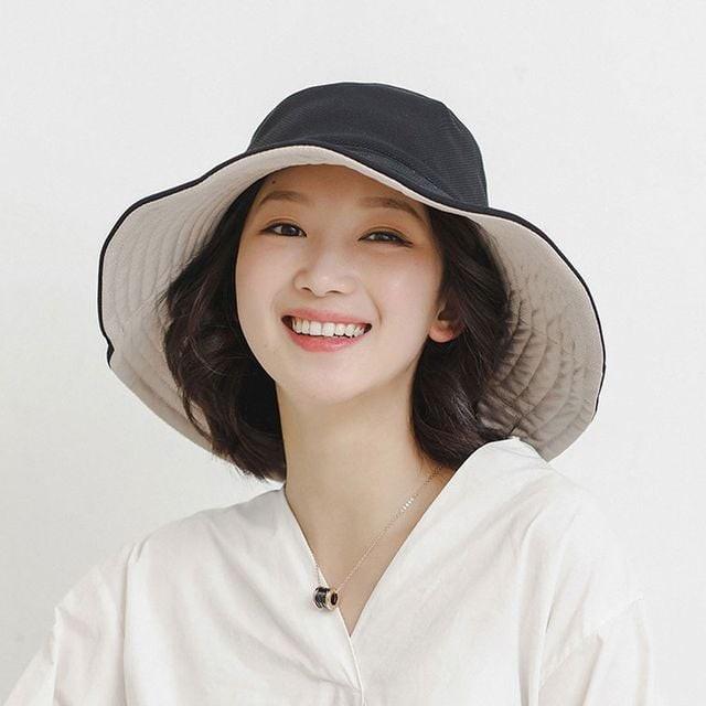 스토어 연 햇빛가리개챙 여성벙거지모자 여성여름모자