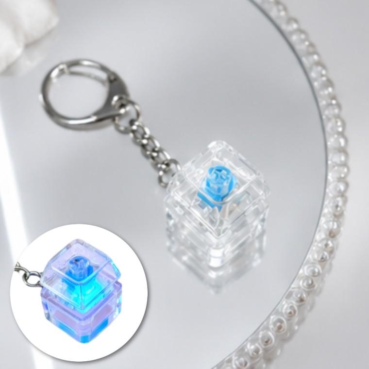 청축 키캡키링 LED 피젯 키보드 스위치 가방 열쇠고리