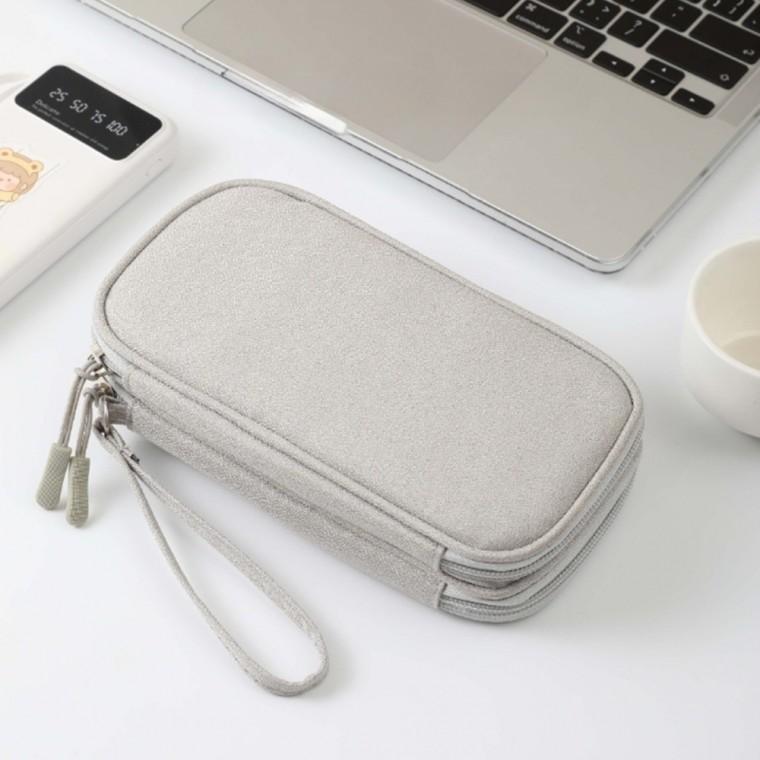 케이블 선 정리 파우치 보조배터리 여행용 가방 하드 케이스 남성 여성 보관 정리 수납 usb 소품 용품