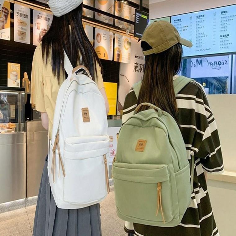 깔끔한 수납력 학원 배낭 가방 캐주얼 좋은 백팩 학생