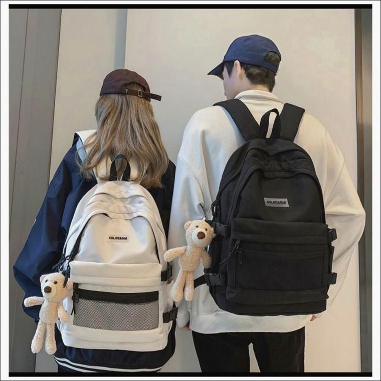 백팩 캐주얼 데일리 책가방 학생 멀티포켓