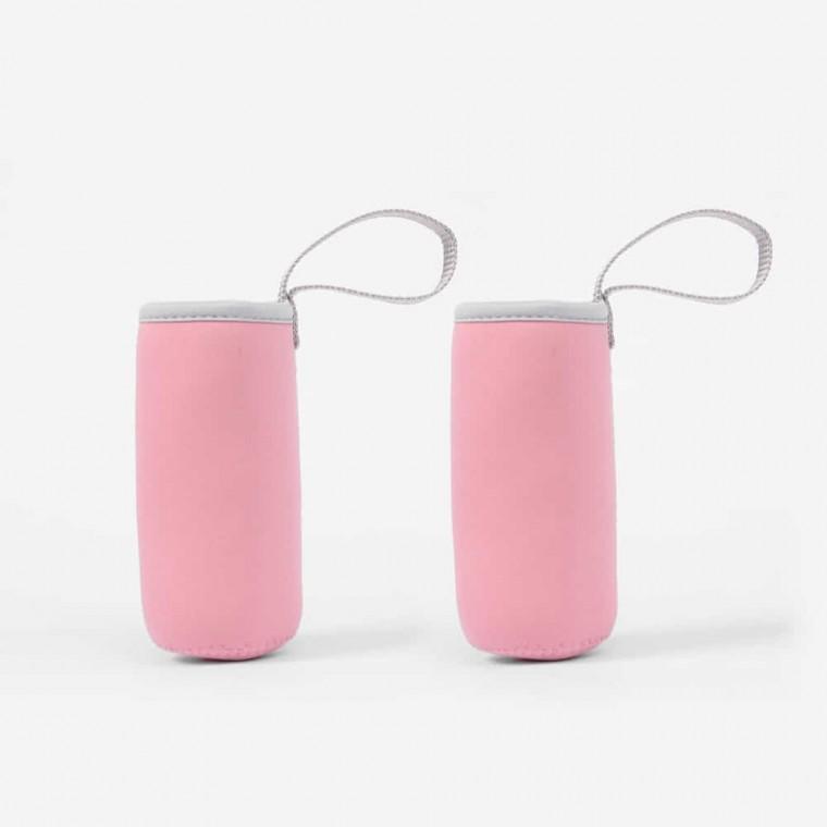 물병파우치 2개입 280ml 라이트핑크 물병주머니 물통가방