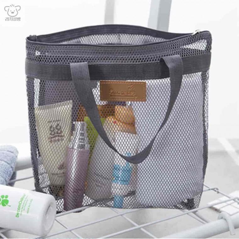 매쉬 손잡이 가방 워터파크가방