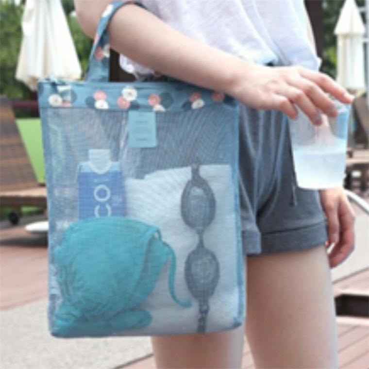 메쉬 파우치 PVC백 수영복가방 물놀이가방