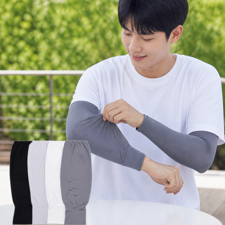 아이스 쿨토시 루즈핏 무지 자외선 차단 야외 작업 팔토시