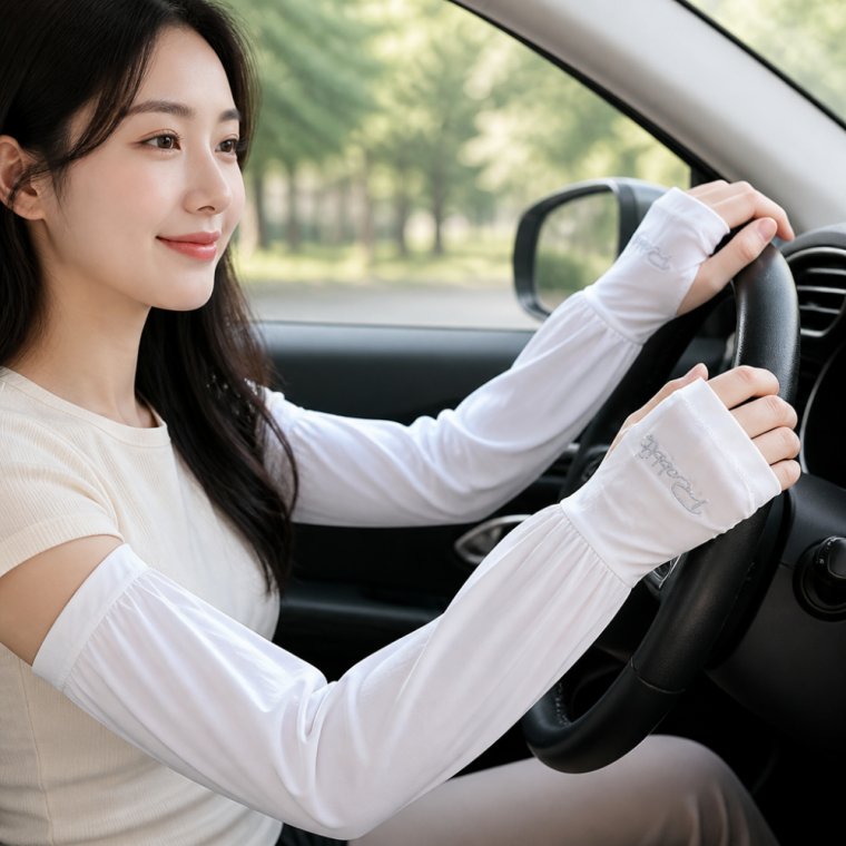 여성 운전 등산용 자외선 차단 쿨토시 손등보호 팔토시 6색