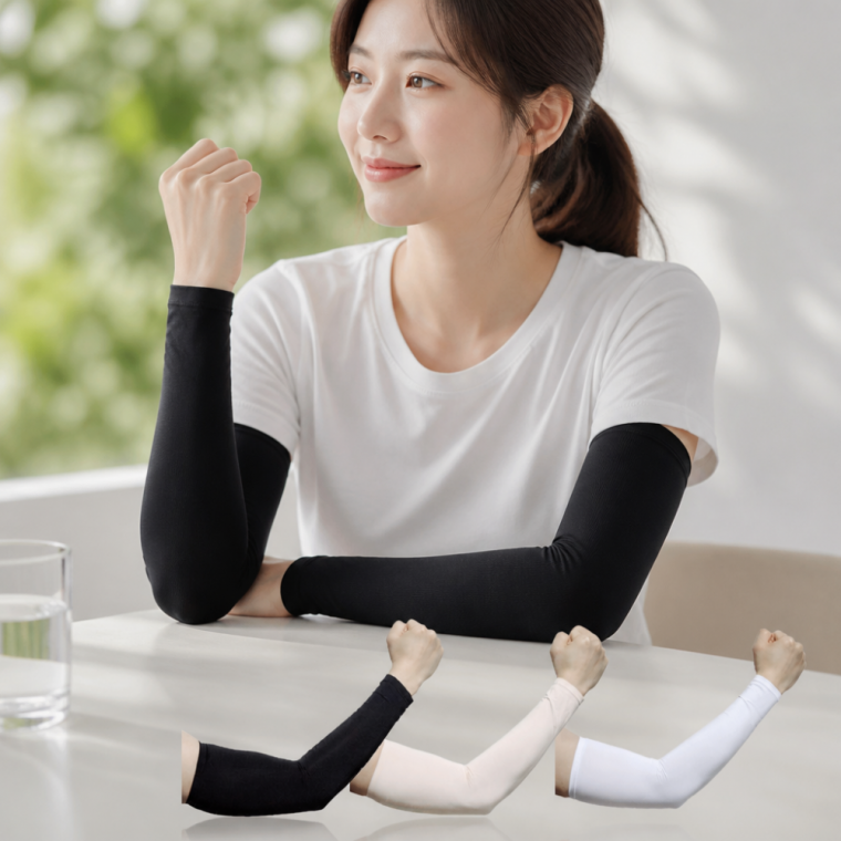 자외선차단 쿨토시 1쌍 여름 쿨링 팔토시 땀흡수 냉감 손토시