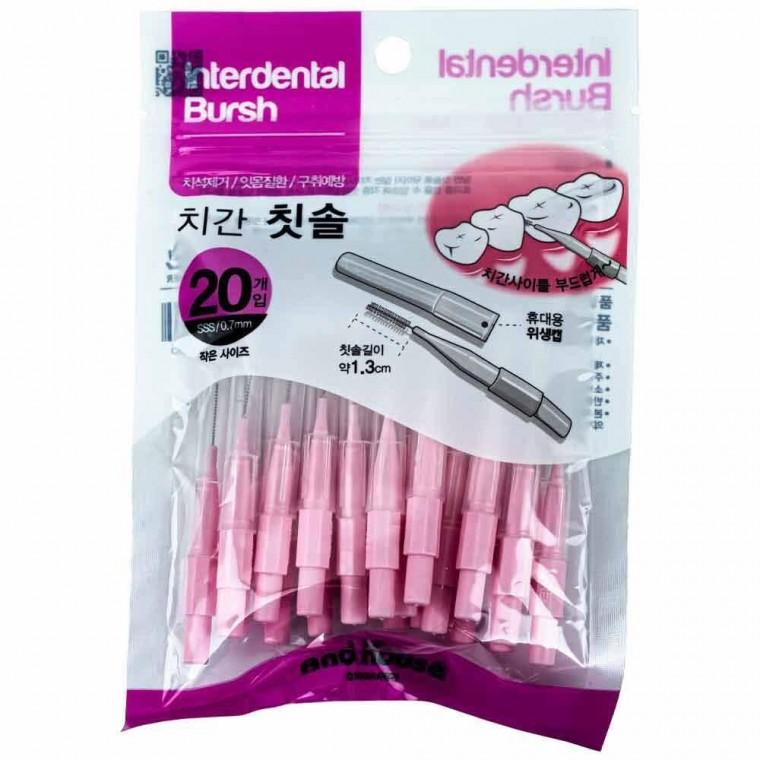 엔드하우스 치간칫솔 I형 20P SSS 0.7mm
