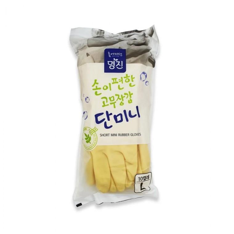 루미나D 단미니 짧은 식품용 고무장갑 아이보리 10컬레