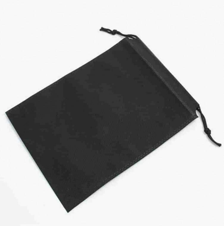 블랙 부직포 파우치 20p 20x27cm 미니부직포백 부직포봉투 다용도파우치