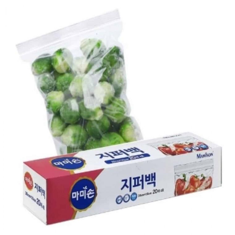 지퍼백 20매 대 30x35 투명지퍼백 슬라이드지퍼백 소형지퍼백 지퍼백미니