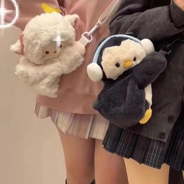 미니크로스백 휴대폰가방 미니 보조 포켓 인형 휴대폰 인쇄가능