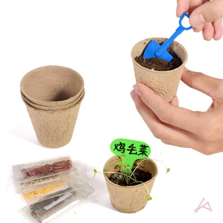 종이화분 20p 가드닝용품 상추모종컵 미니화분 모종컵 소형화분