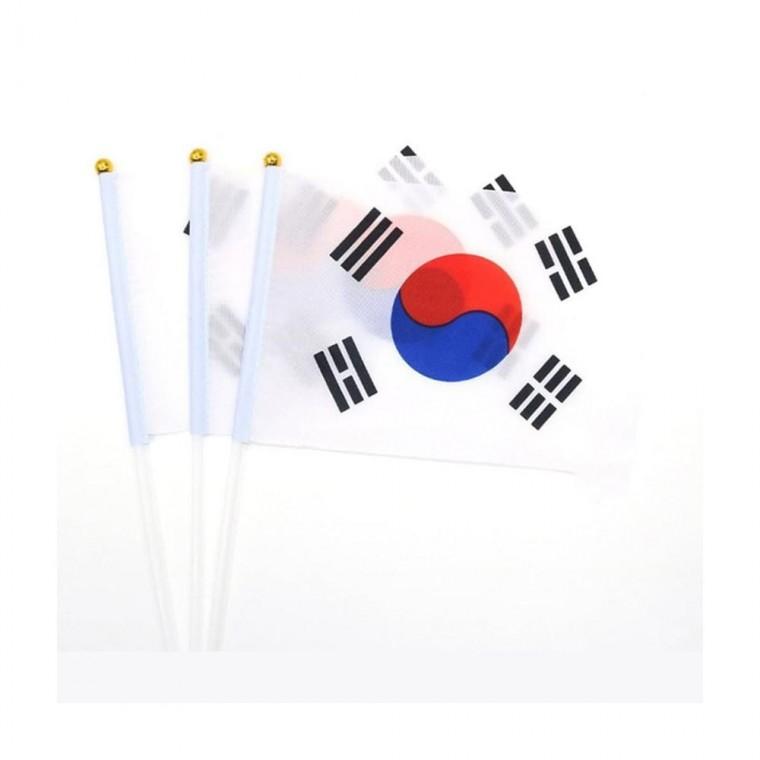 루미나D 행사용 미니 태극기 100p 응원용 깃발 기념 장식 중형