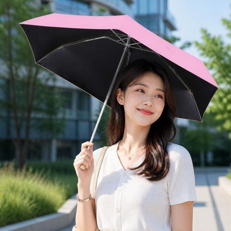 3단 암막 양우산 미니 햇빛가리개 양산 휴대용 우산