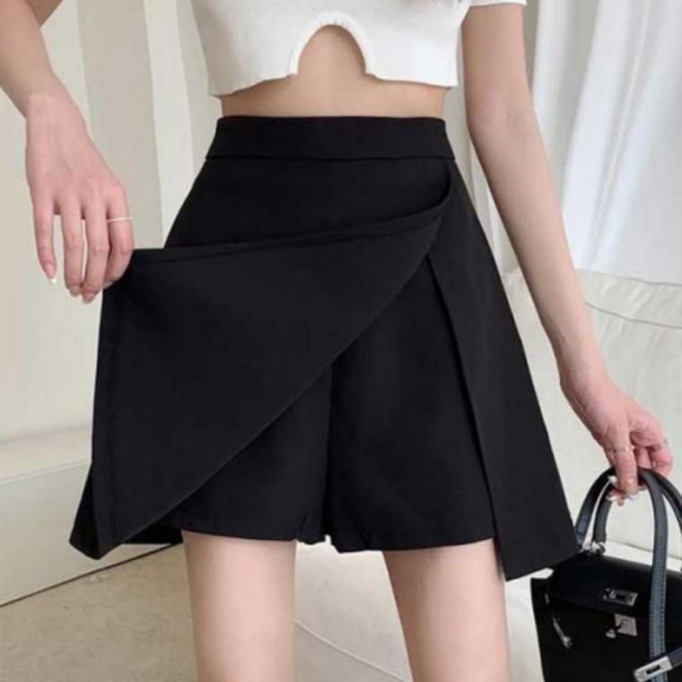 여름 소개팅 데이트 룩 코디 미니 치마 반바지 여자 랩스커트 큐롯팬츠