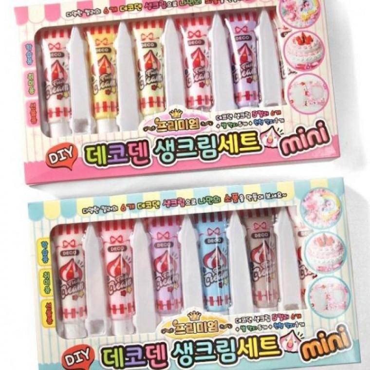 미니 데코덴 생크림 꾸미기 공예재료 세트