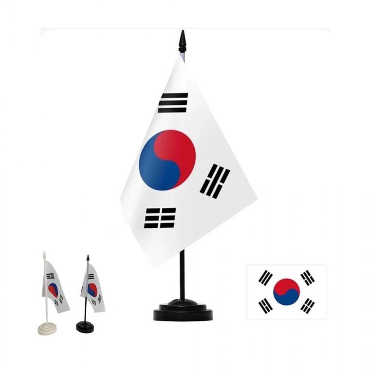 루미나D 미니 테이블 탁상 태극기세트 깃발 꽂이 국기 거치대